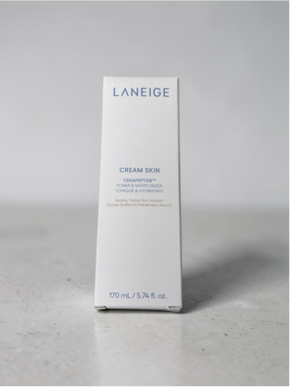 Laneige Cream Skin Milky Toner with Ceramides & Peptides Nourishing Hydration